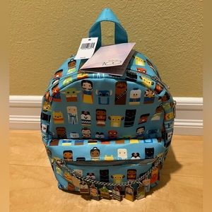 NWT Disney 100 backpack with 9 charms
